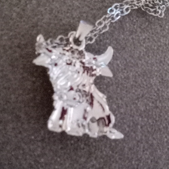 HILAND BULL WITH ROSE COLOR FLOWERS 🌺 - Picture 2 of 8